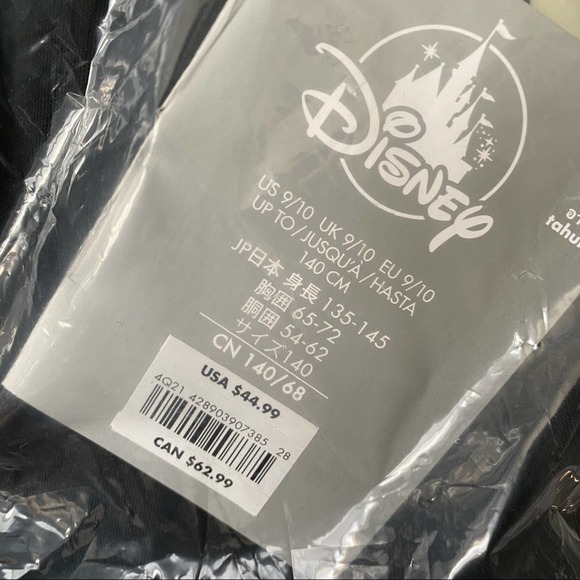 Disney Store Mickey Mouse skeleton costume NWT Size 9/10 - Picture 5 of 6